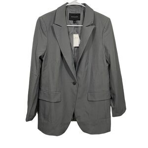 NWT Banana Republic Grey Blazer Suit Jacket